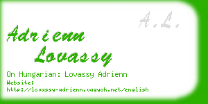 adrienn lovassy business card
